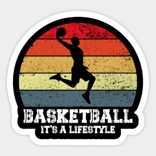 basketball it's a lifestile Sticker